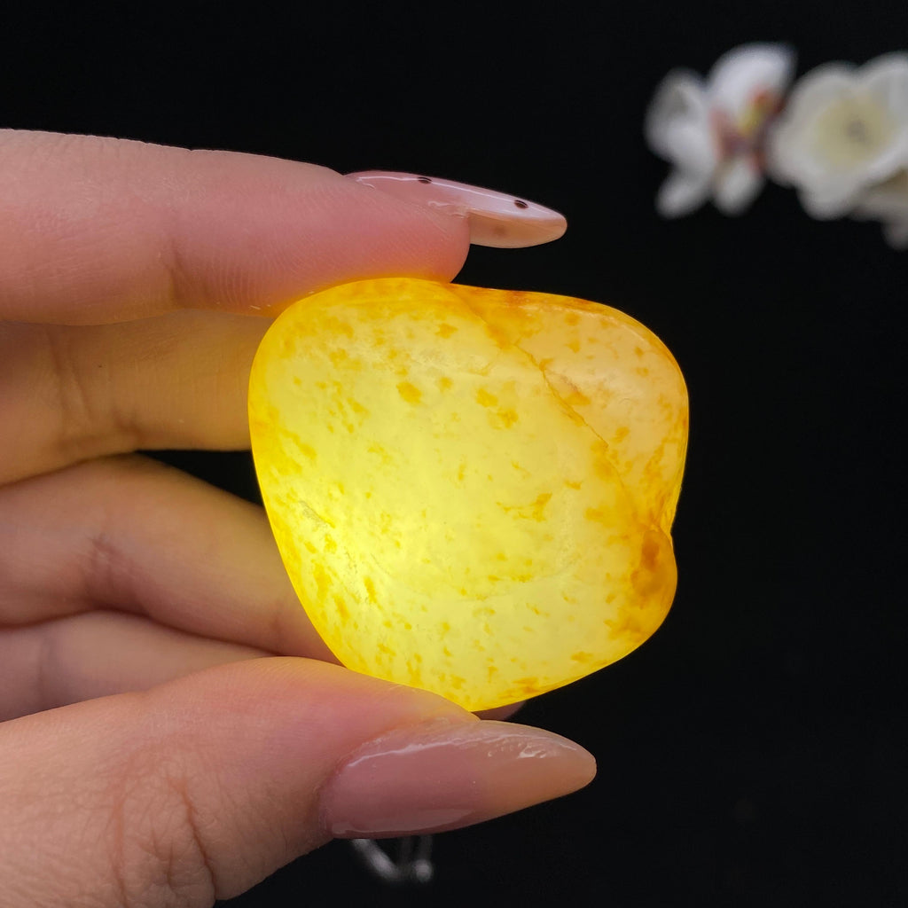 秒杀和田玉洒金皮籽料挂件（30.6g）
