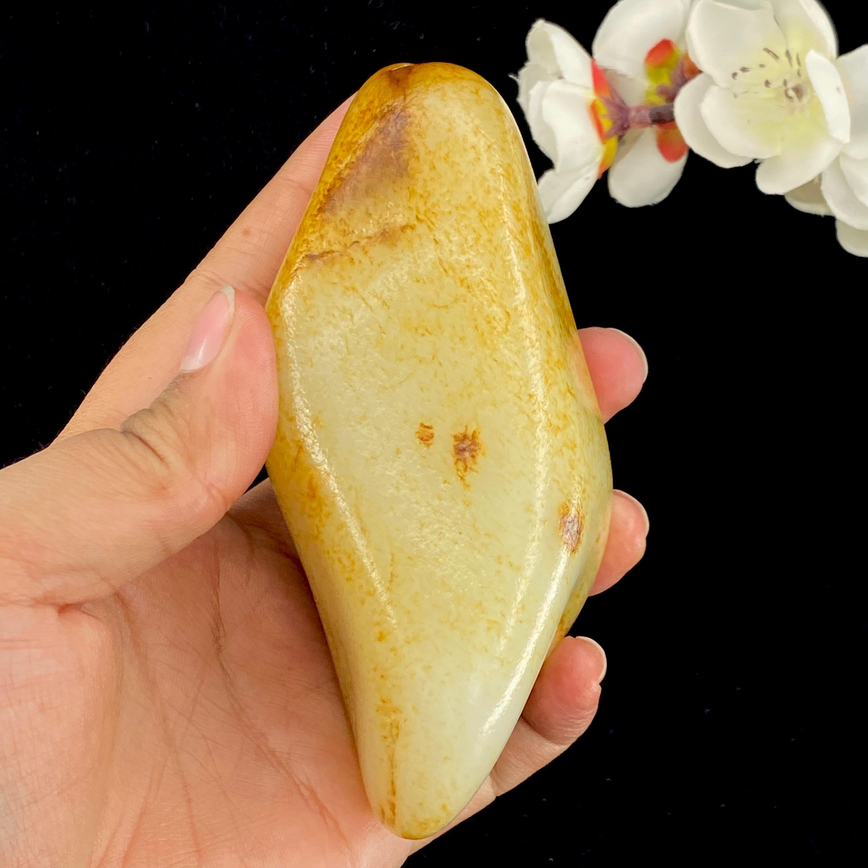 和田玉洒金皮籽料原石（432.8g）