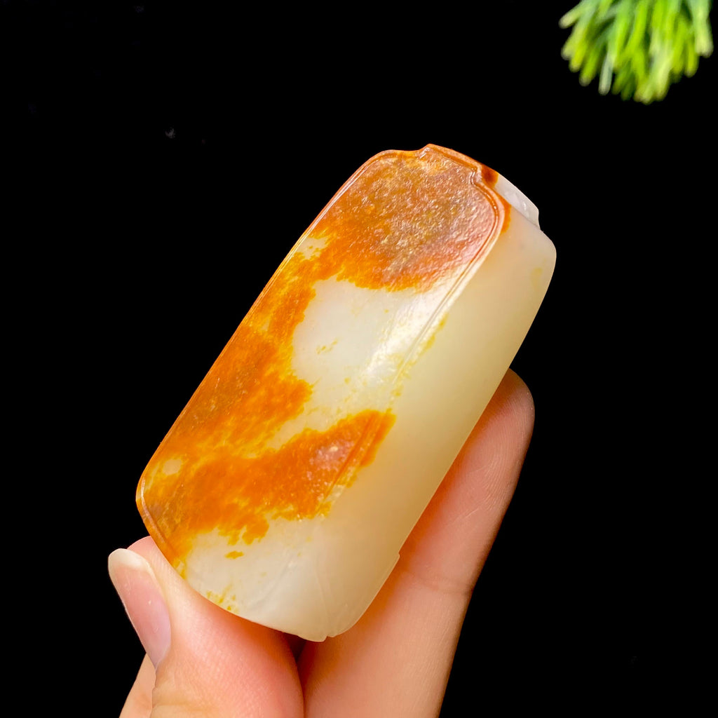 和田玉籽料无事牌（61.7g）