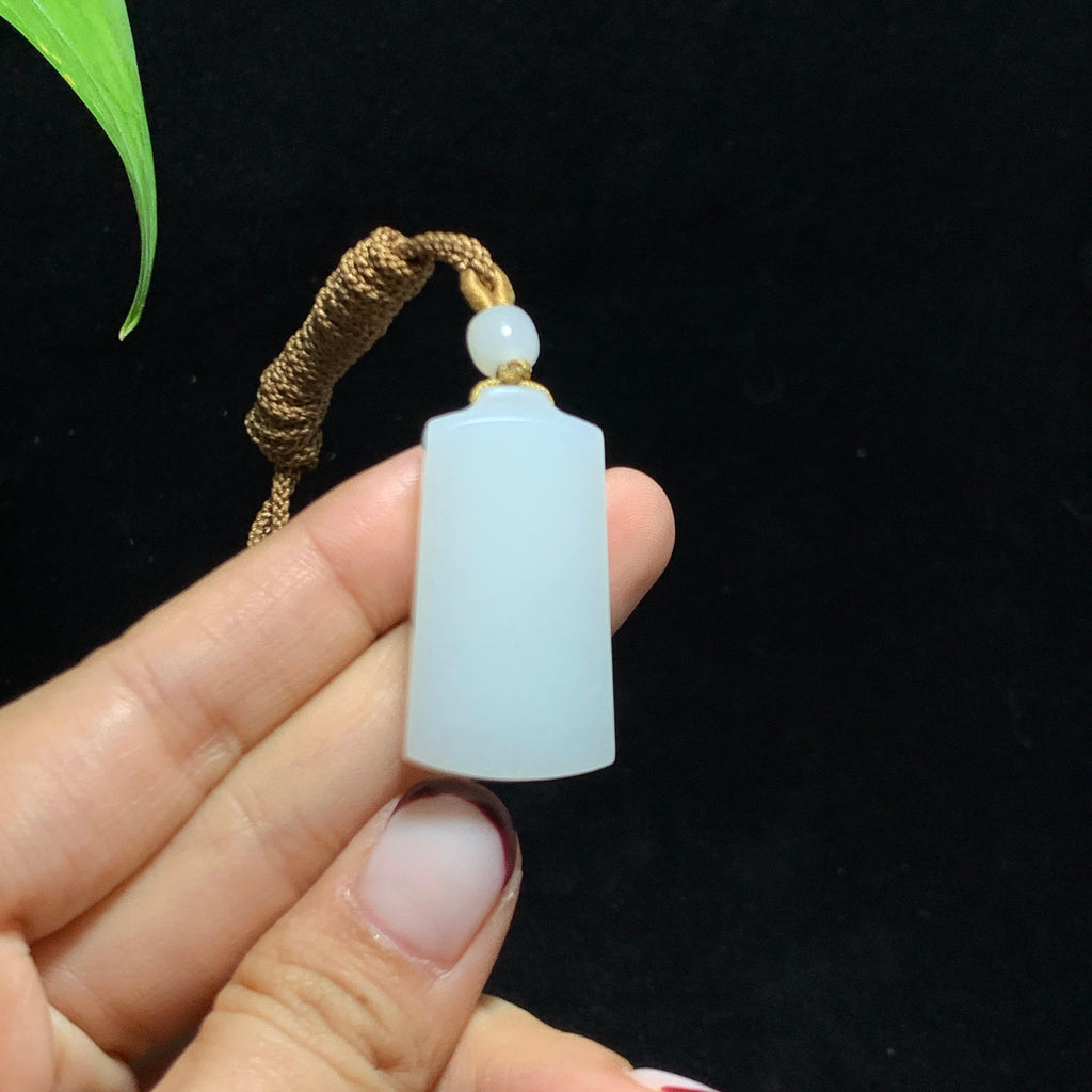 和田山料白玉无事牌挂件（16.0g）