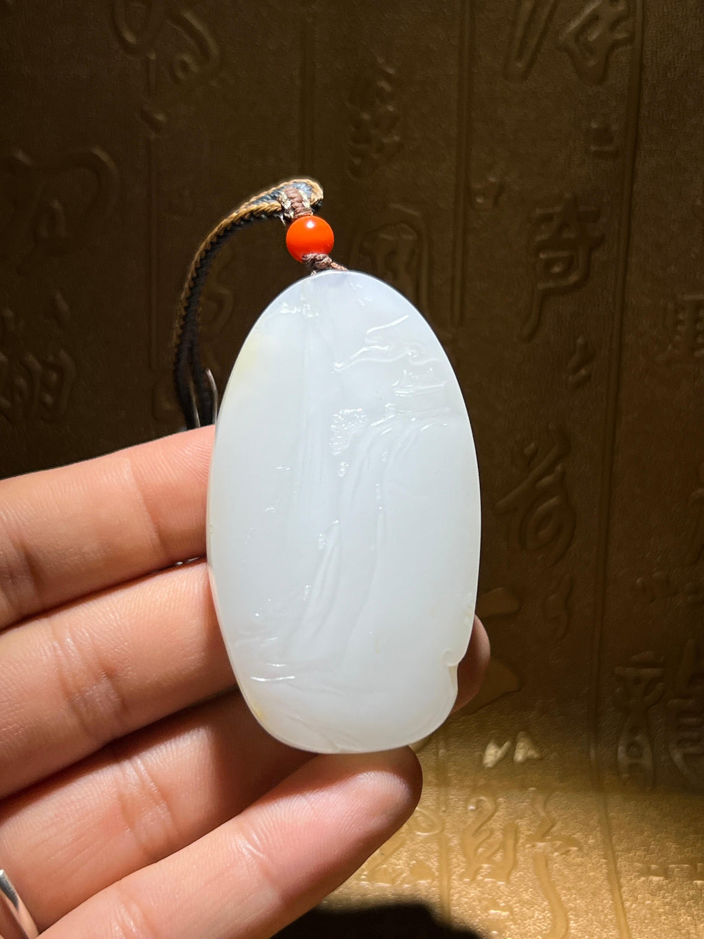 和田玉籽料观音（45.5g）