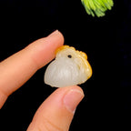 和田玉籽料莲蓬挂件（9.3g）