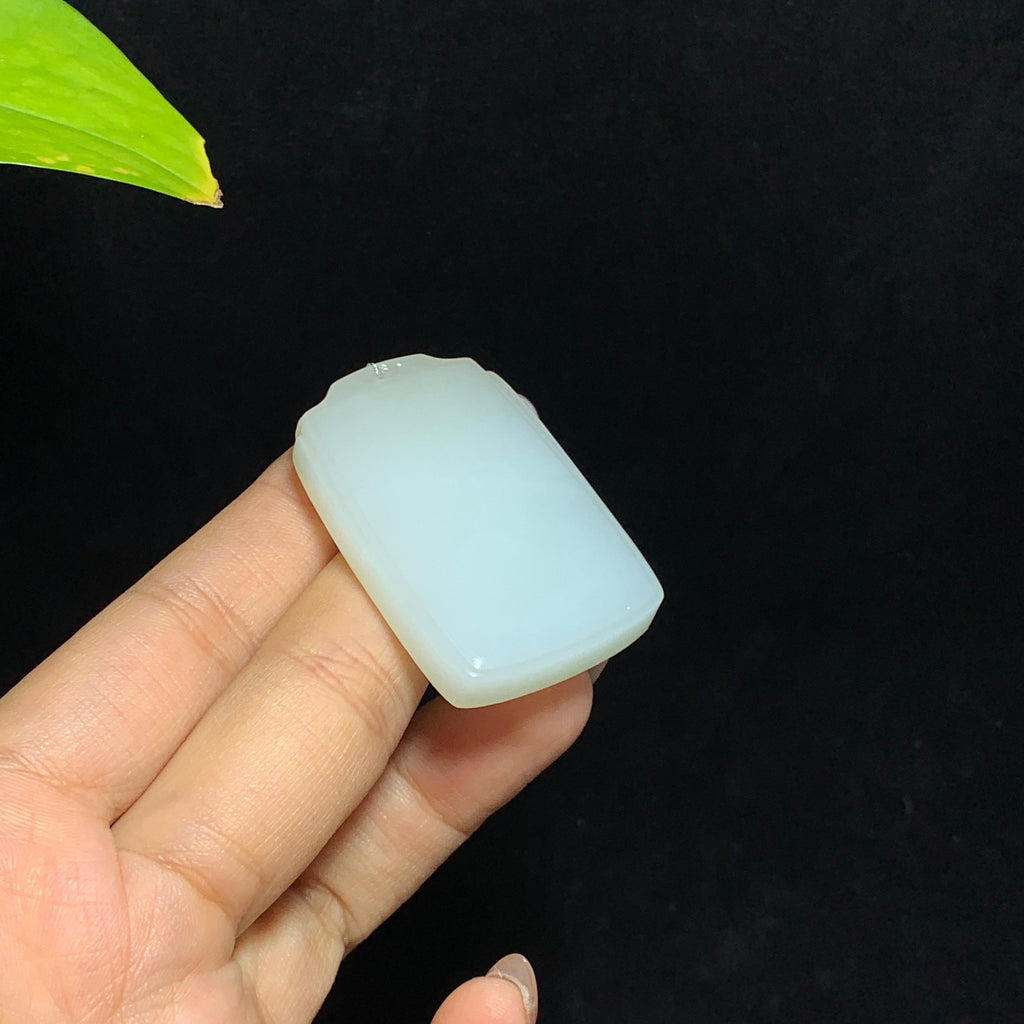 和田山料糖白玉无事牌（23.5g）