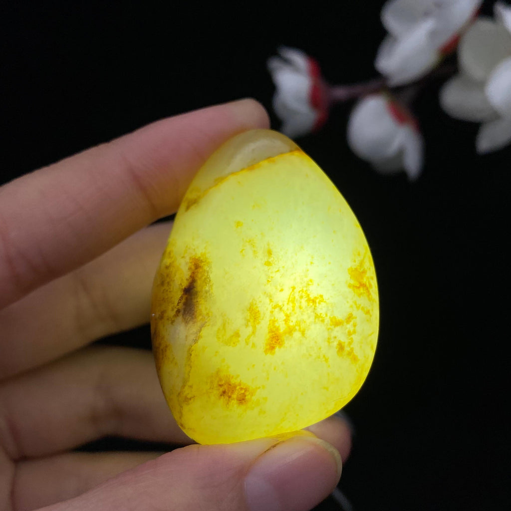 和田玉洒金皮籽料挂件（34.5g）