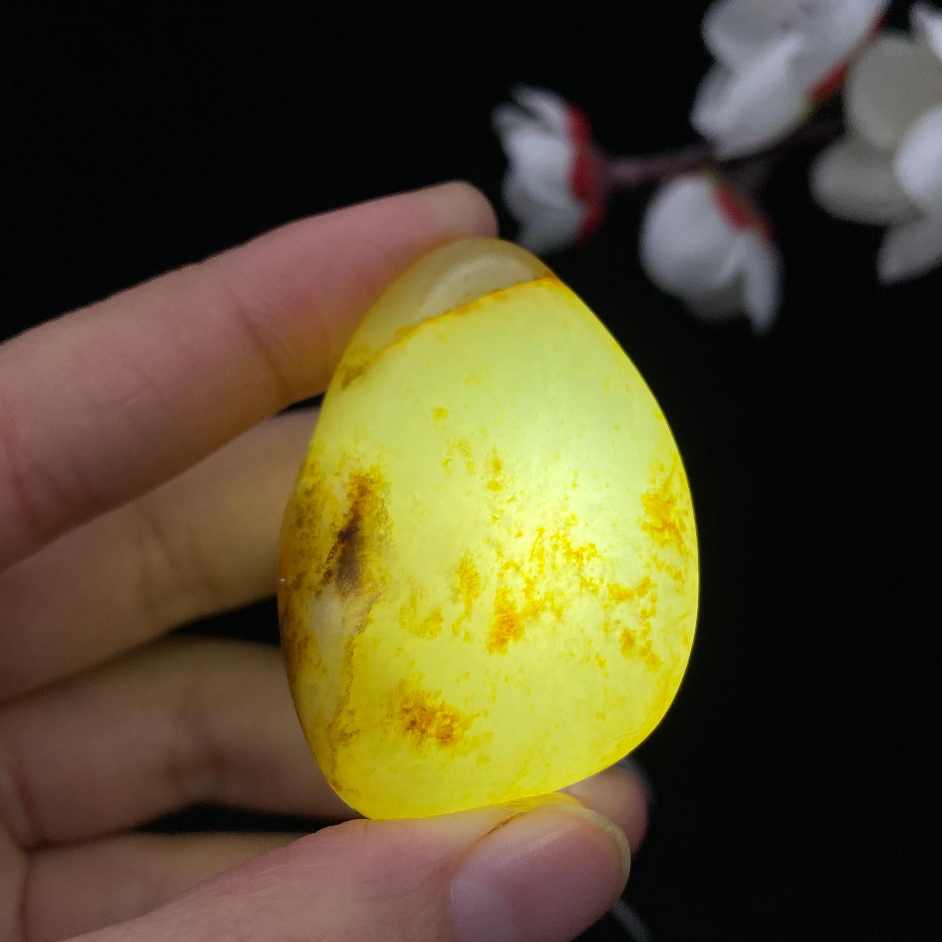 和田玉洒金皮籽料挂件（34.5g）