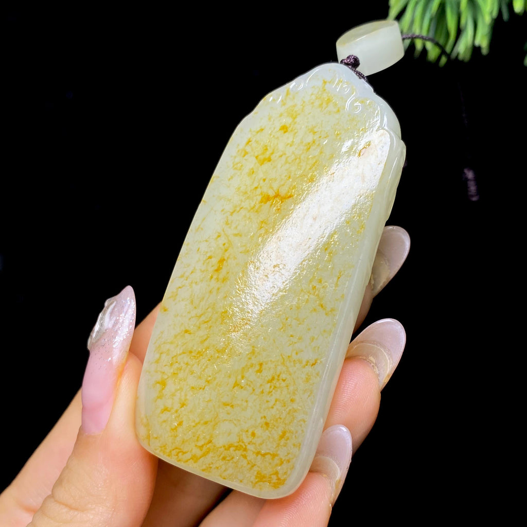 和田玉籽料无事牌（67.0g）