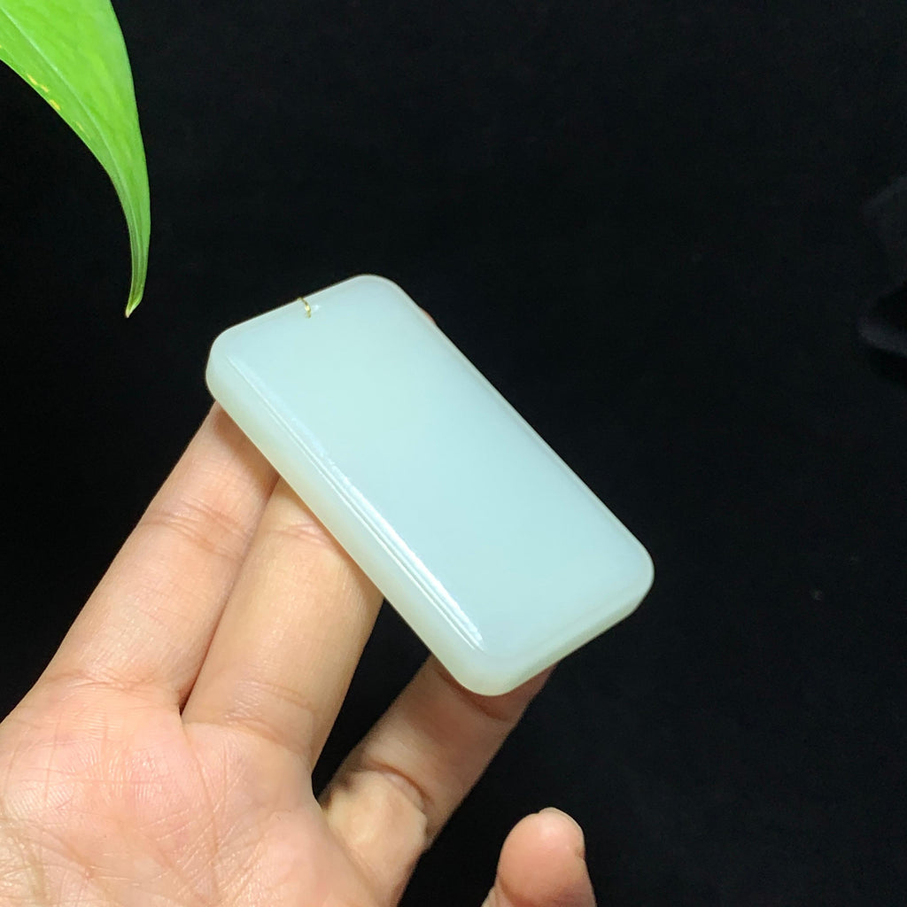 和田山料白玉无事牌挂件（56.0g）