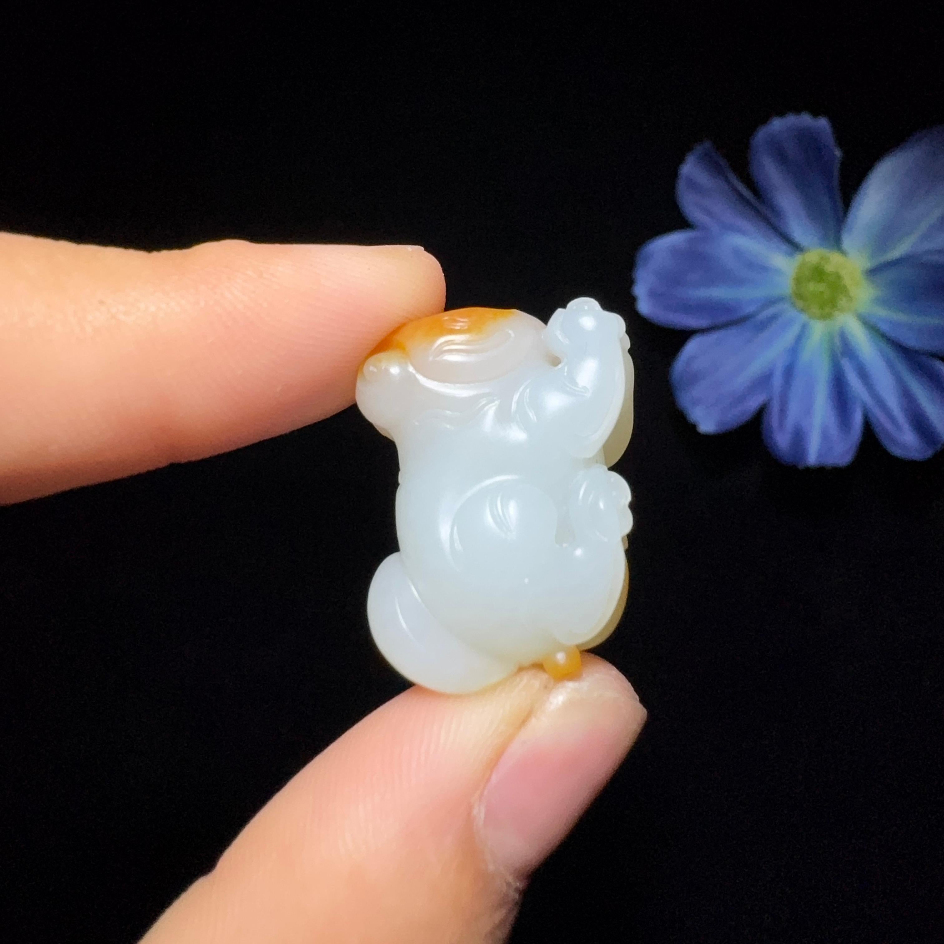 和田玉籽料老虎（12.6g）