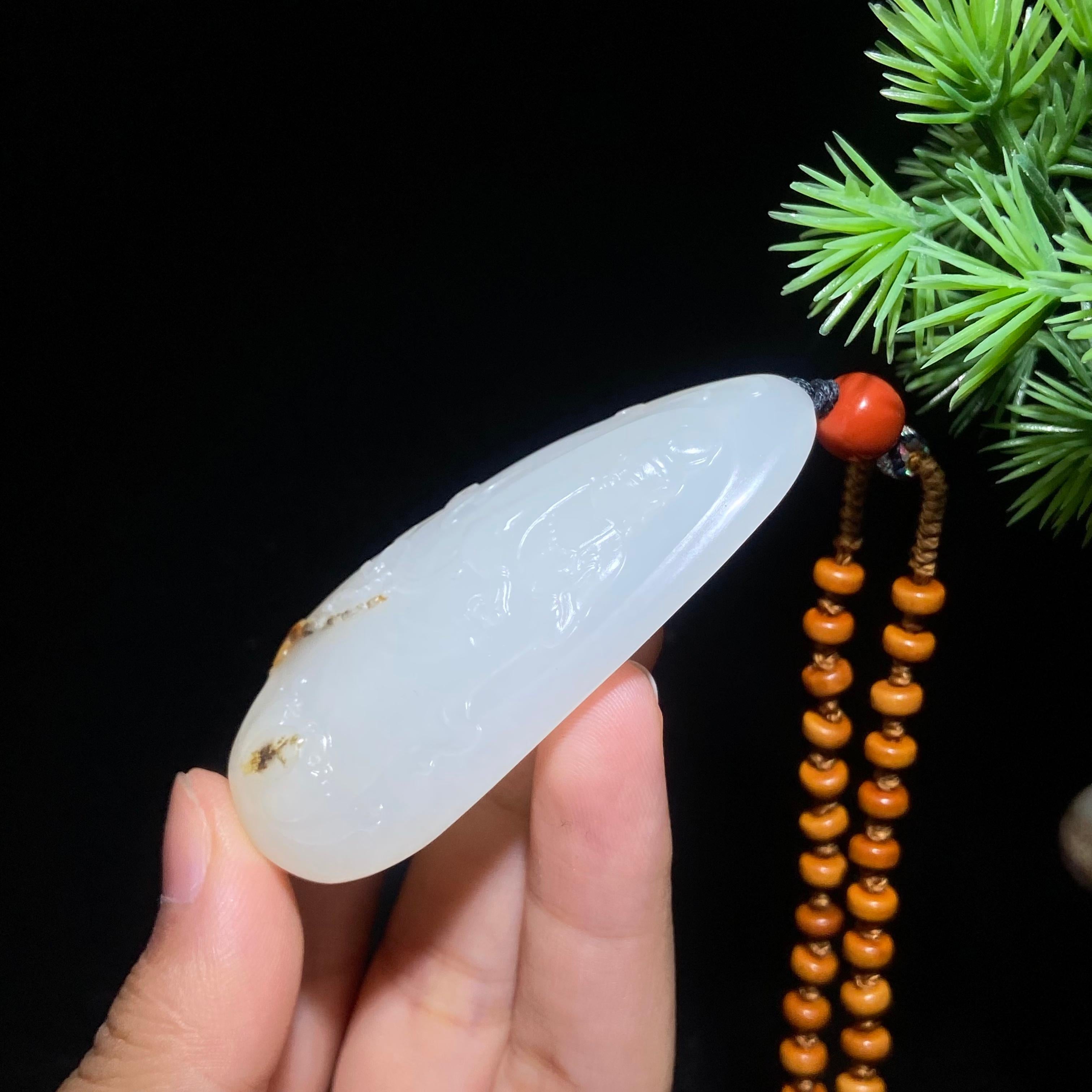 和田玉籽料观音（39.9g）