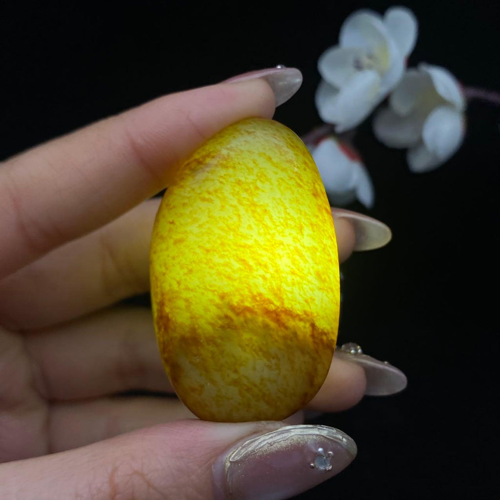 和田玉洒金皮籽料原石（35.2g）