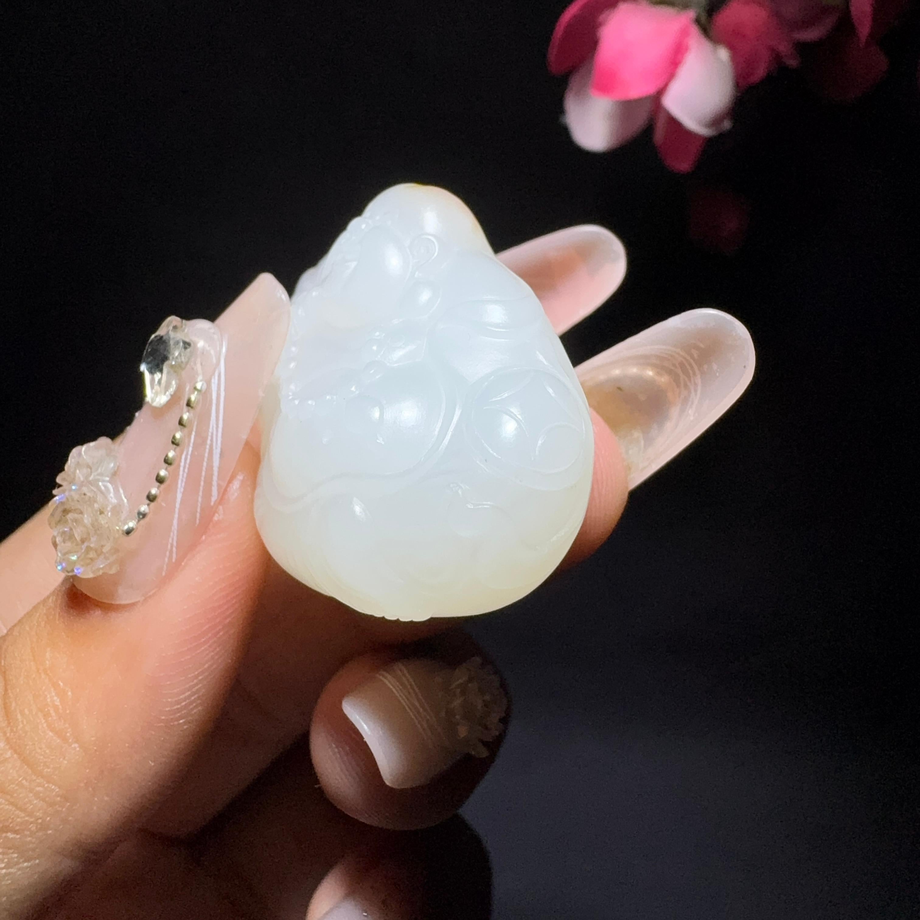和田玉籽料挂件佛（19.7g）