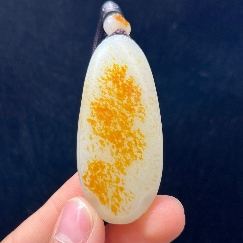 和田玉籽料守护平安牌（41.2g）