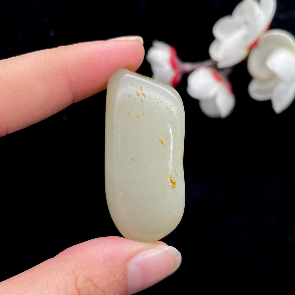 和田玉洒金皮籽料挂件（21.5g）