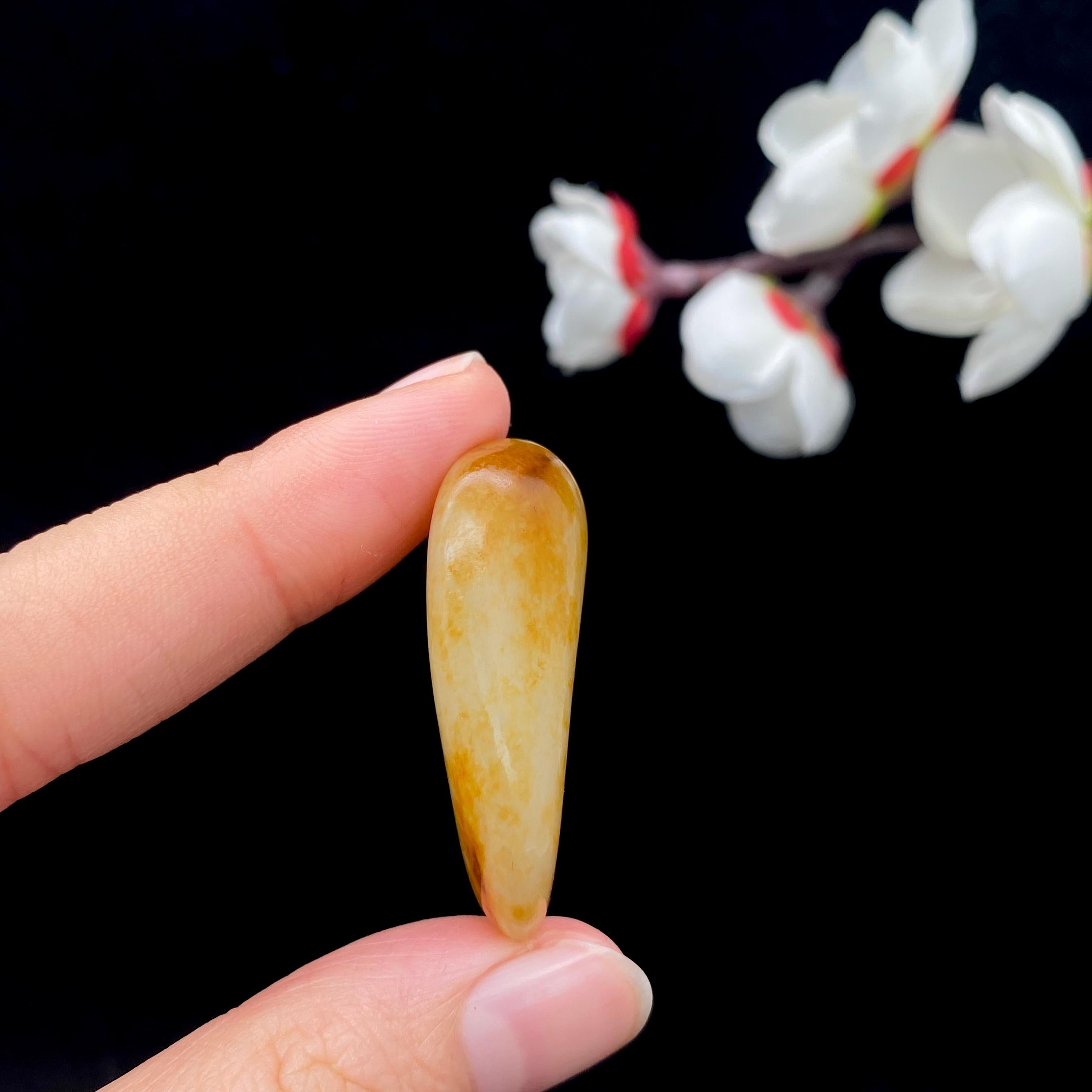和田玉洒金皮籽料吊坠籽（14.2g）