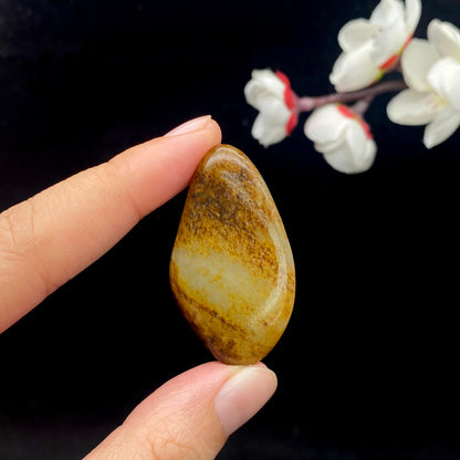 和田玉洒金皮籽料原石（14.4g）