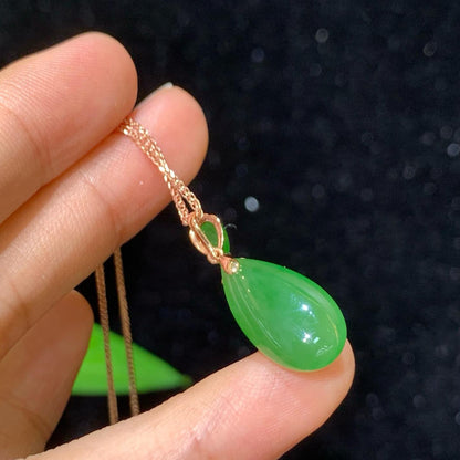 碧玉18k金吊坠01023209（2.0g）