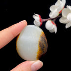 和田玉聚红皮籽料原石（41.7g）