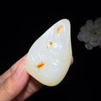 精品和田玉籽料观音挂件（30.5g）