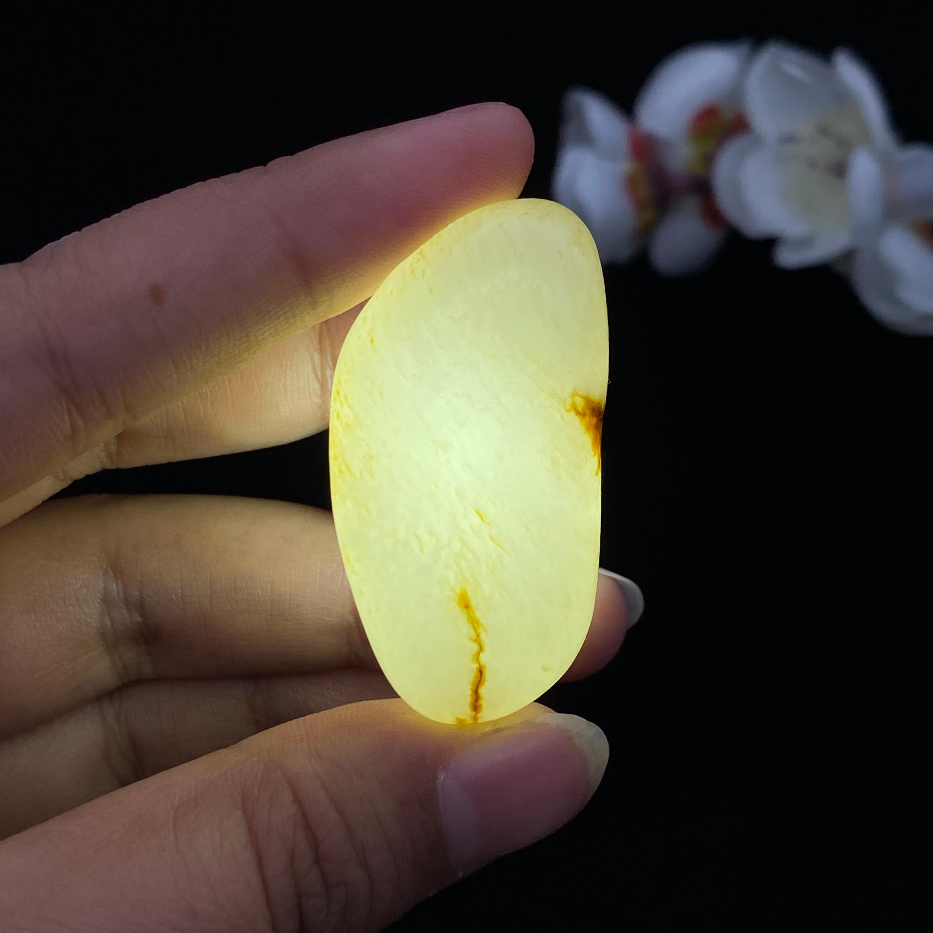 和田玉洒金皮籽料挂件（36.1g）