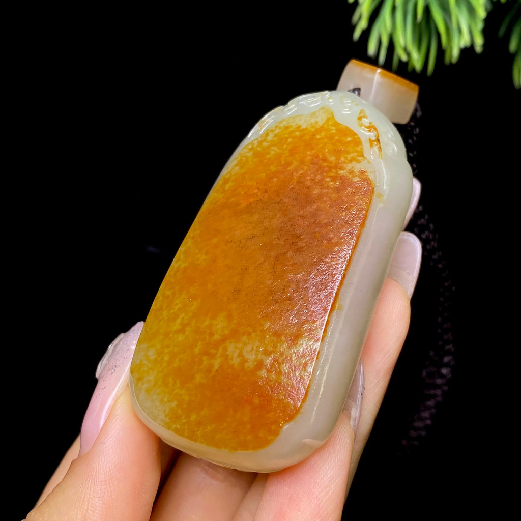 和田玉籽料无事牌（71.2g）