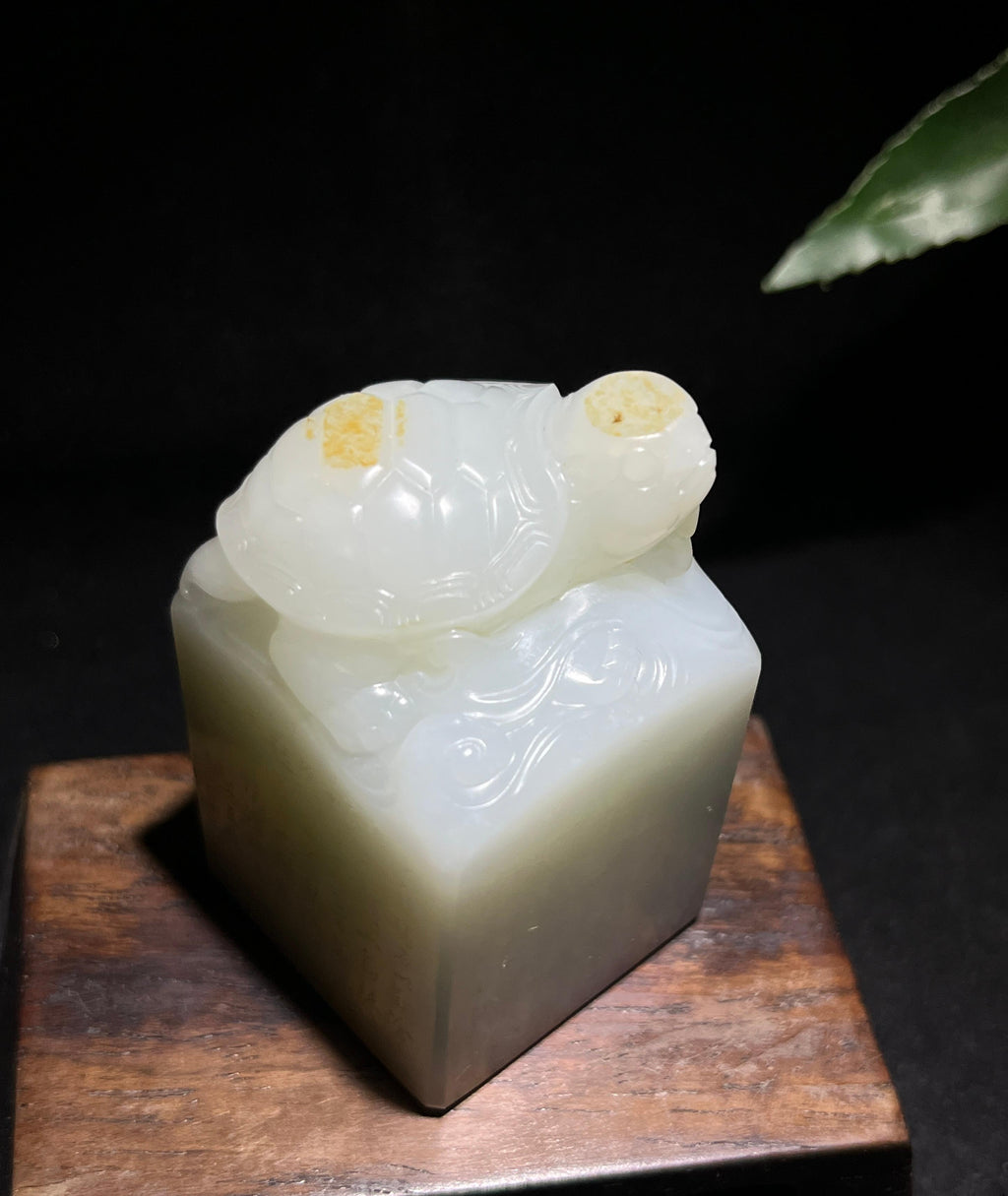和田籽料龙龟（144.0g）