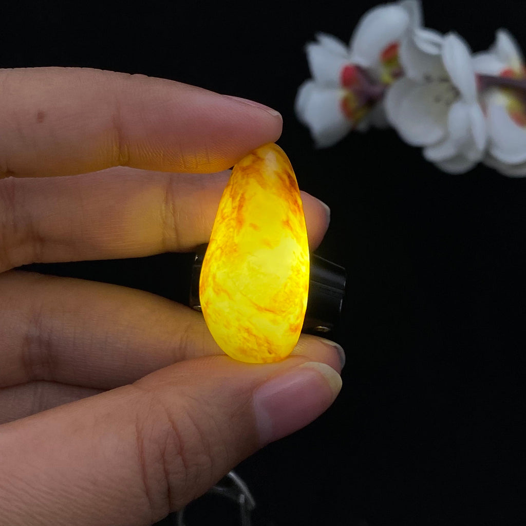 和田玉洒金皮籽料吊坠籽（10g）