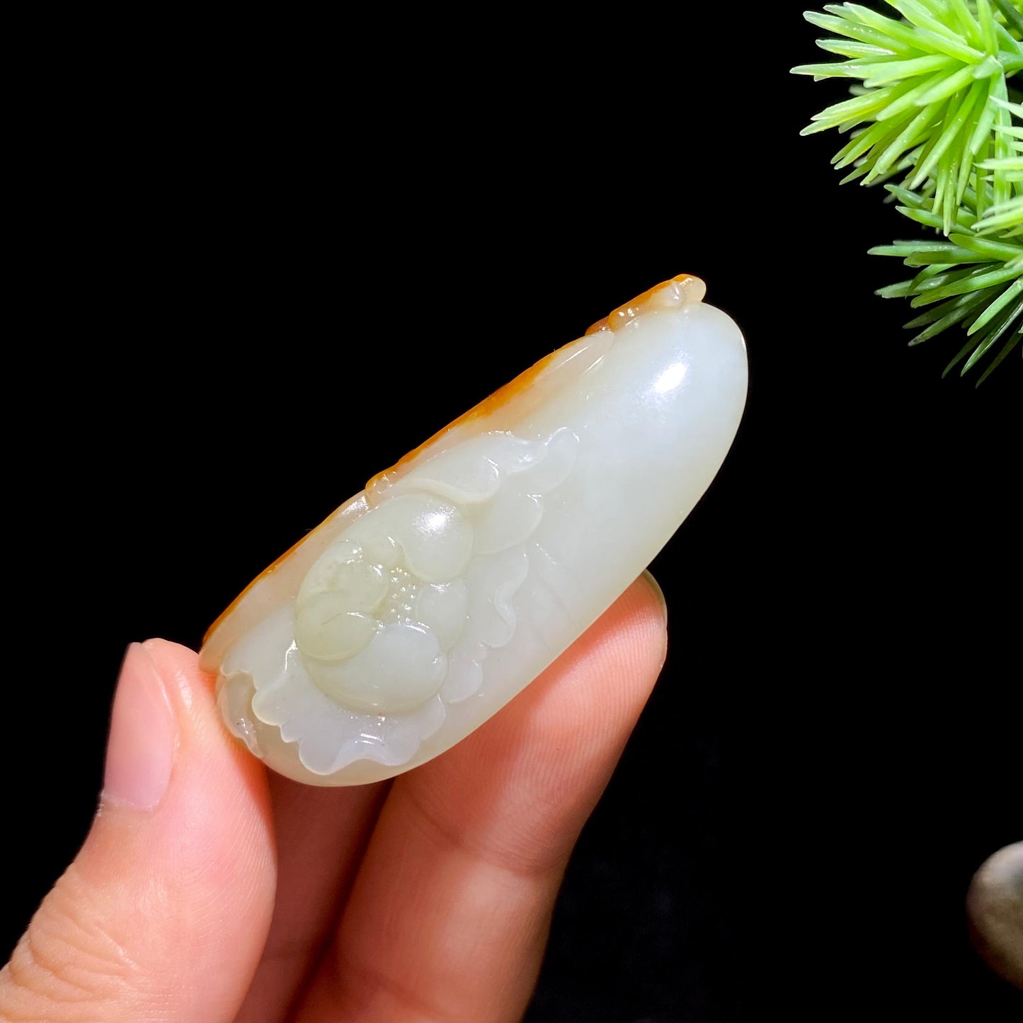 和田玉籽料连年有余（22.5g）
