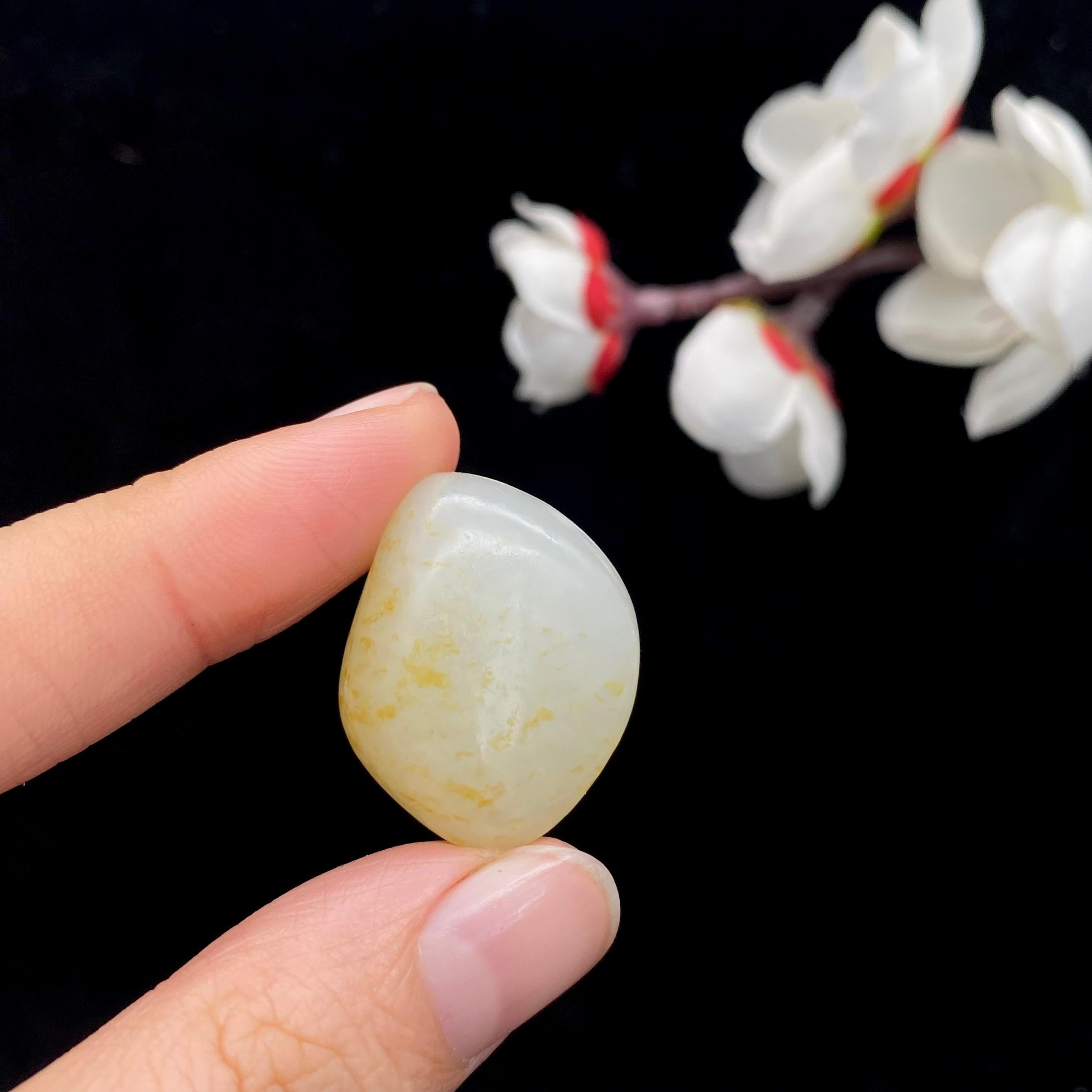 和田玉洒金皮籽料吊坠籽（9.3g）