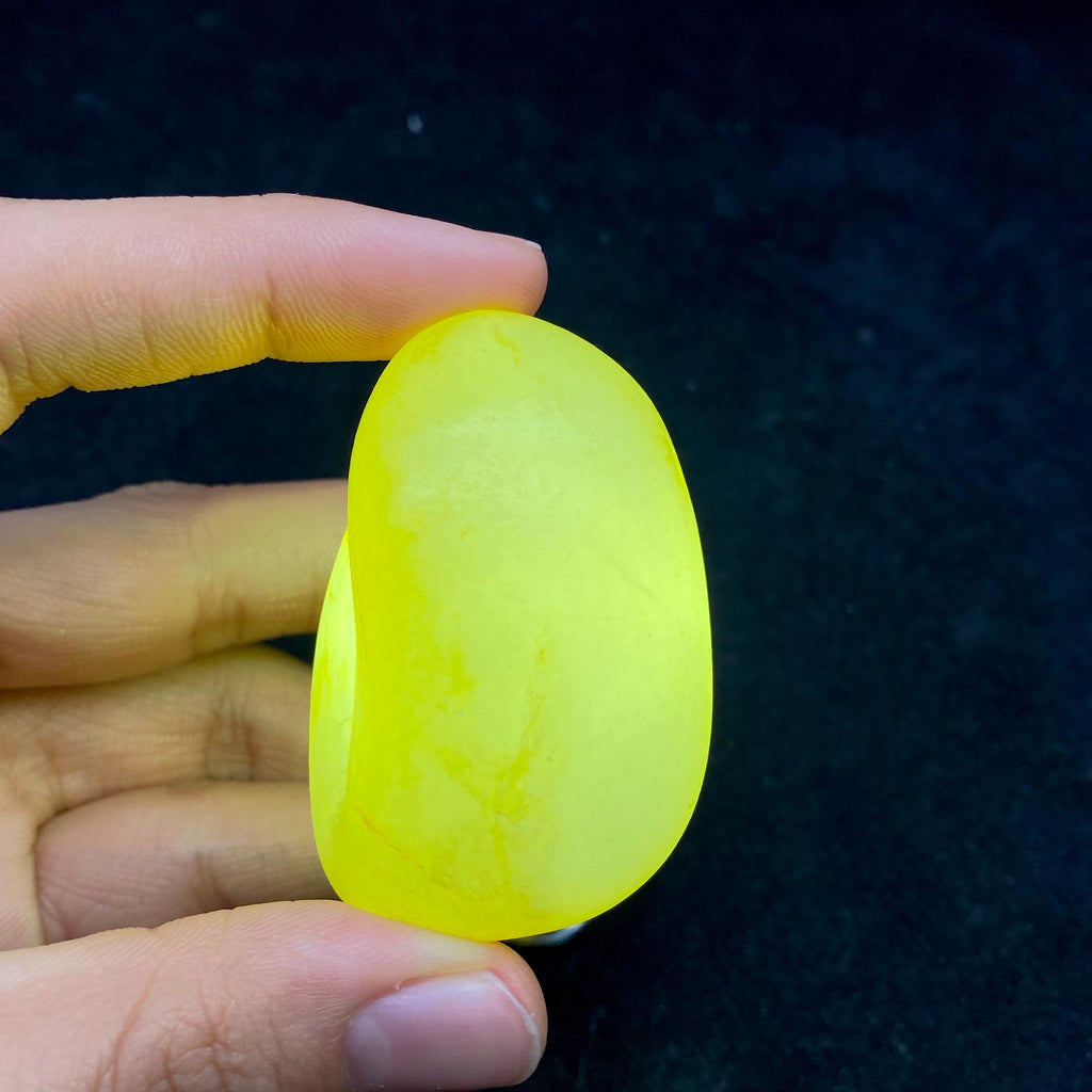 和田玉洒金皮籽料手把件（73.3g）