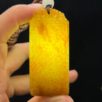 和田玉籽料无事牌（71.7g）