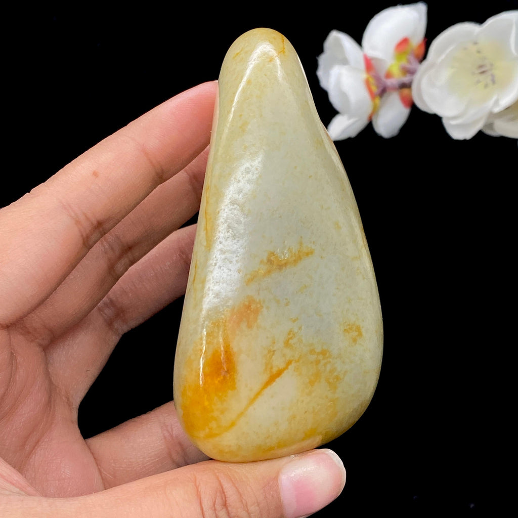 和田玉洒金皮青花底籽料（283.3g）