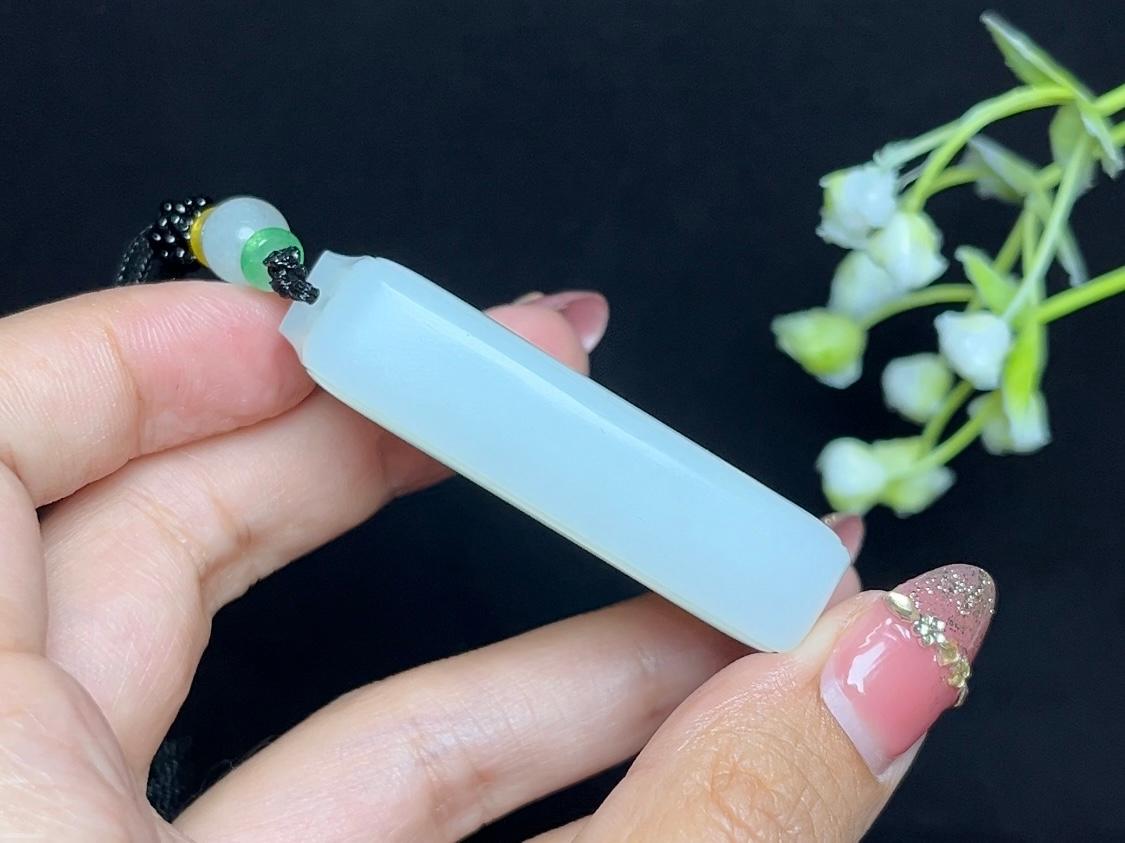 和田白玉平安无事牌（59.8g）