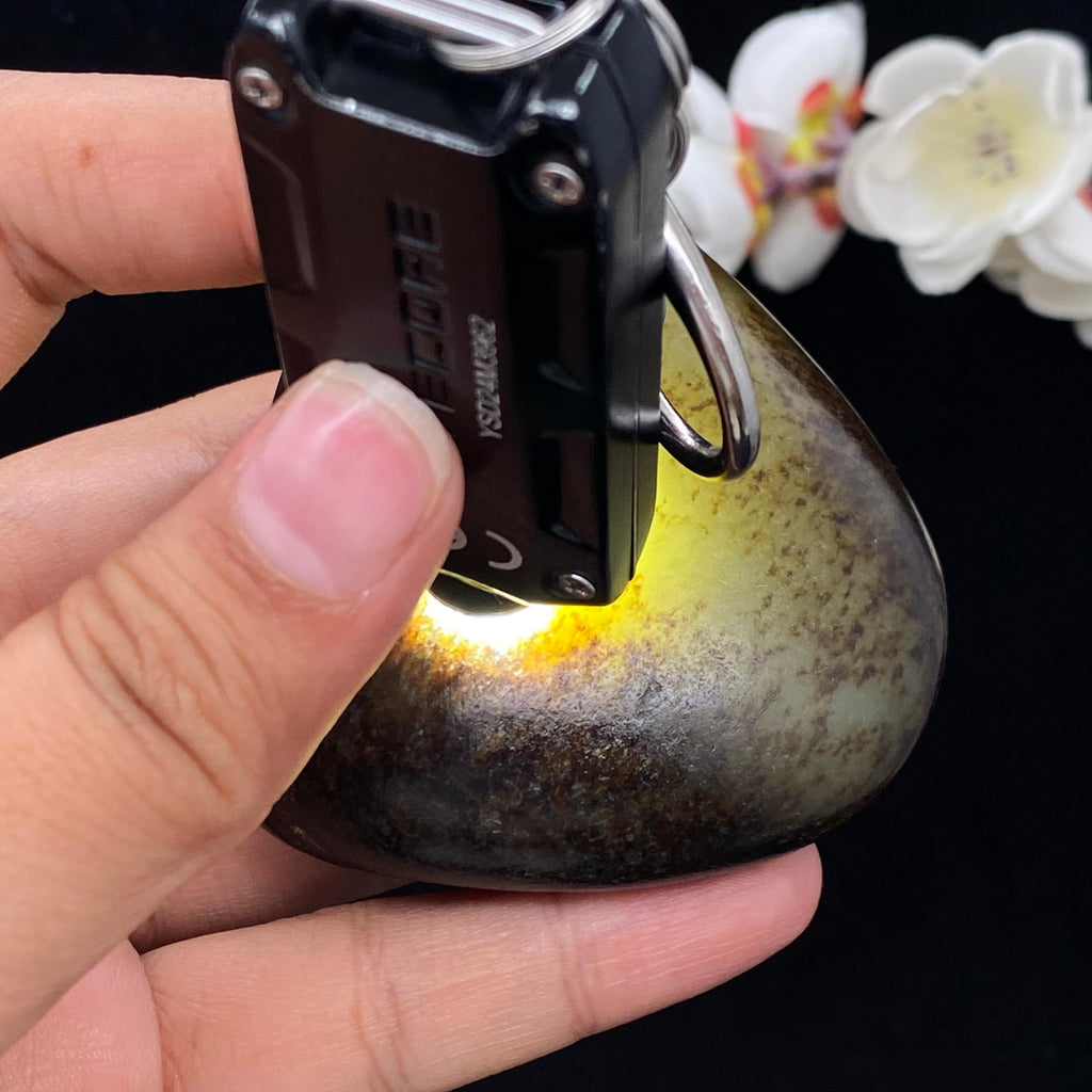 和田玉秋梨黑皮籽料（166.6g）