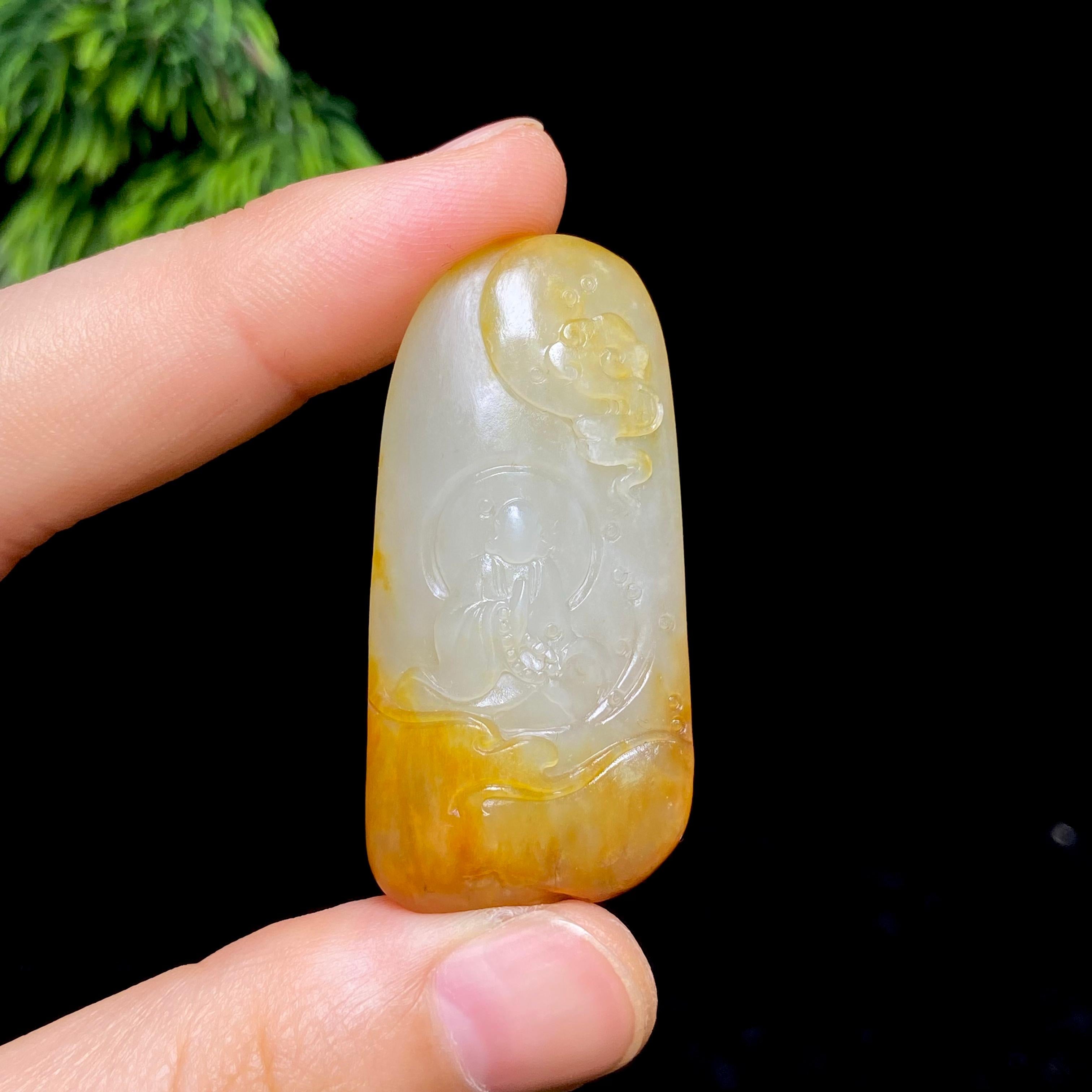 【超值推荐】和田玉籽料悟道（16.4g）