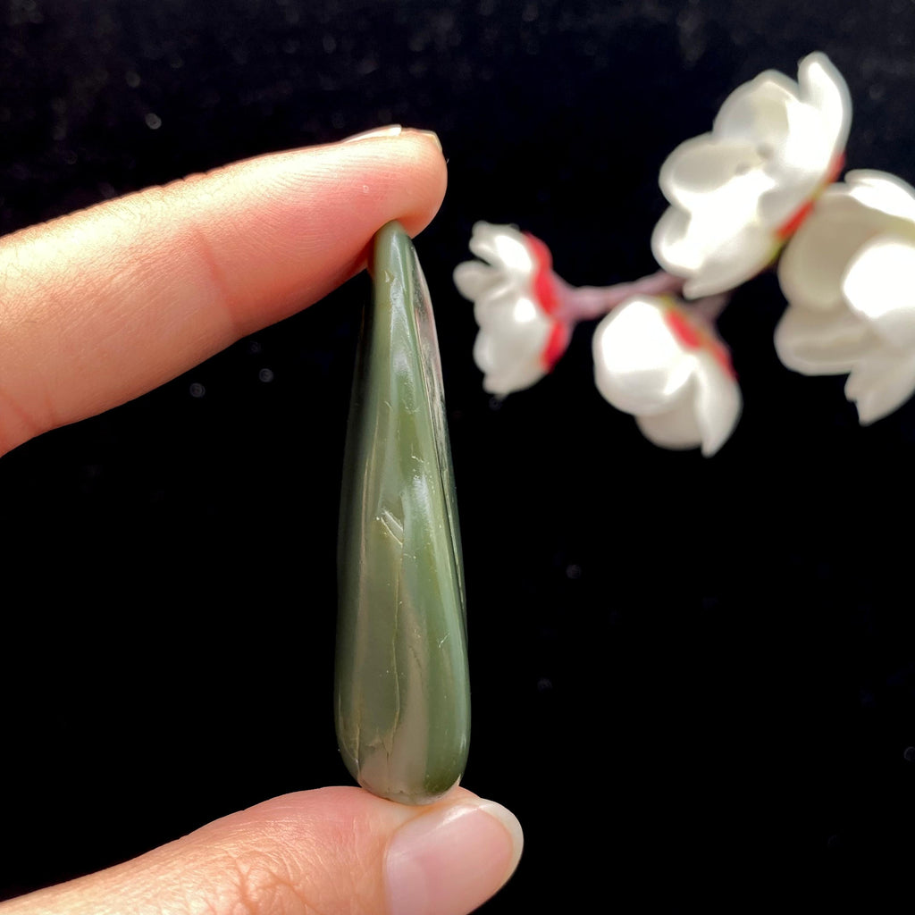 和田玉青玉籽料挂件（24.5g）
