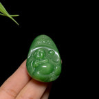 和田碧玉粉绿弥勒佛（30.0g）