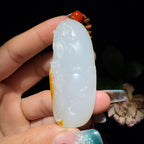 和田玉籽料挂件关公（58.9g）