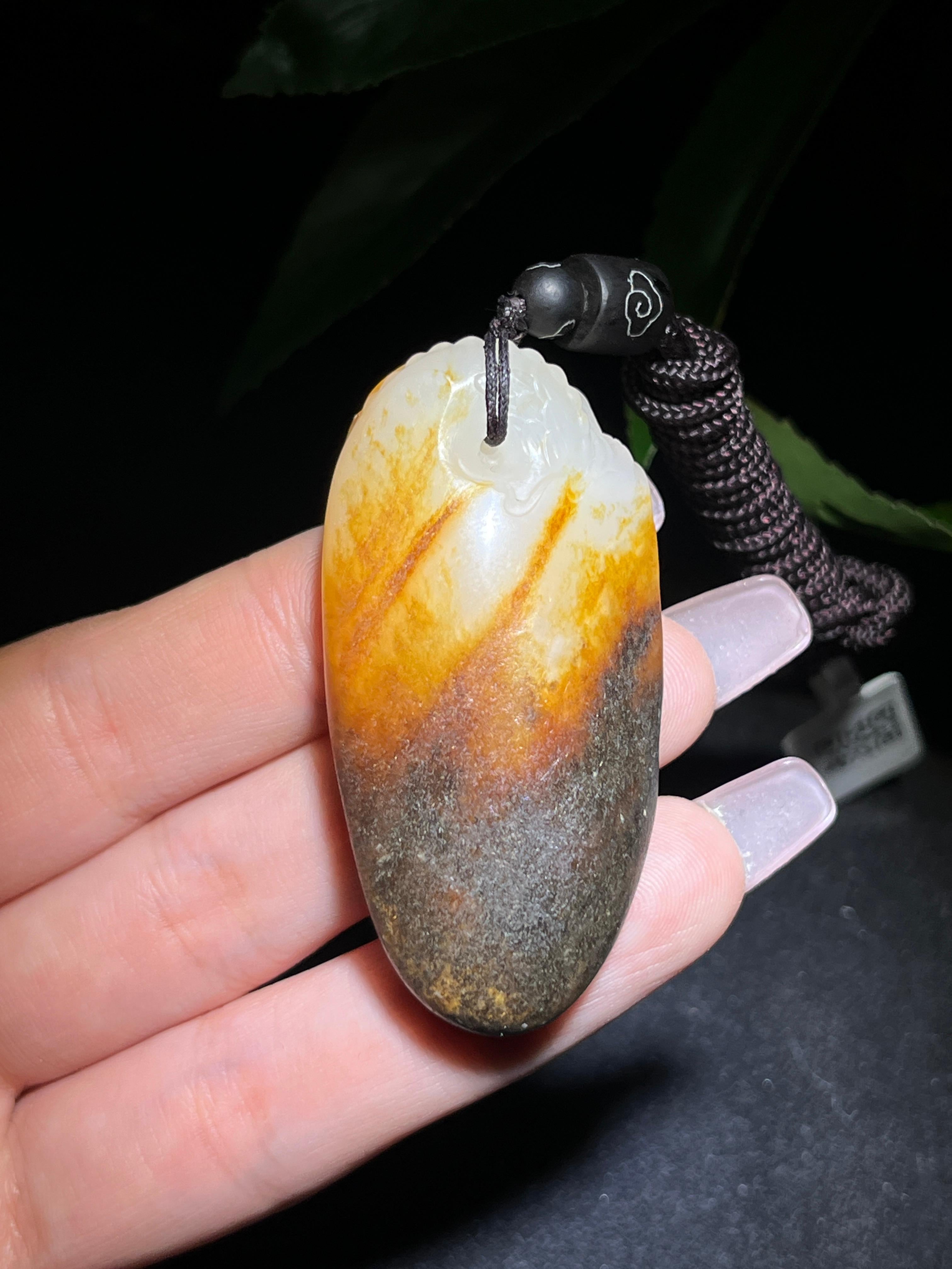 和田籽料瑞兽挂件（38.0g）