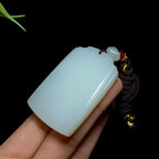 和田玉山料白玉无事牌（43.0g）