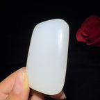 和田玉白玉平安无事牌（61.5g）