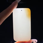 和田玉糖白无事牌（47.0g）