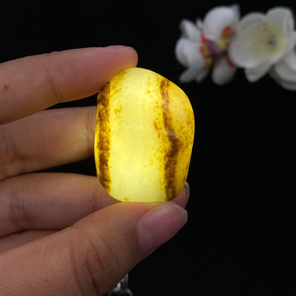 和田玉秋梨皮籽料挂件（28.5g）