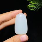 和田玉羊脂白玉无事牌（18.3g）