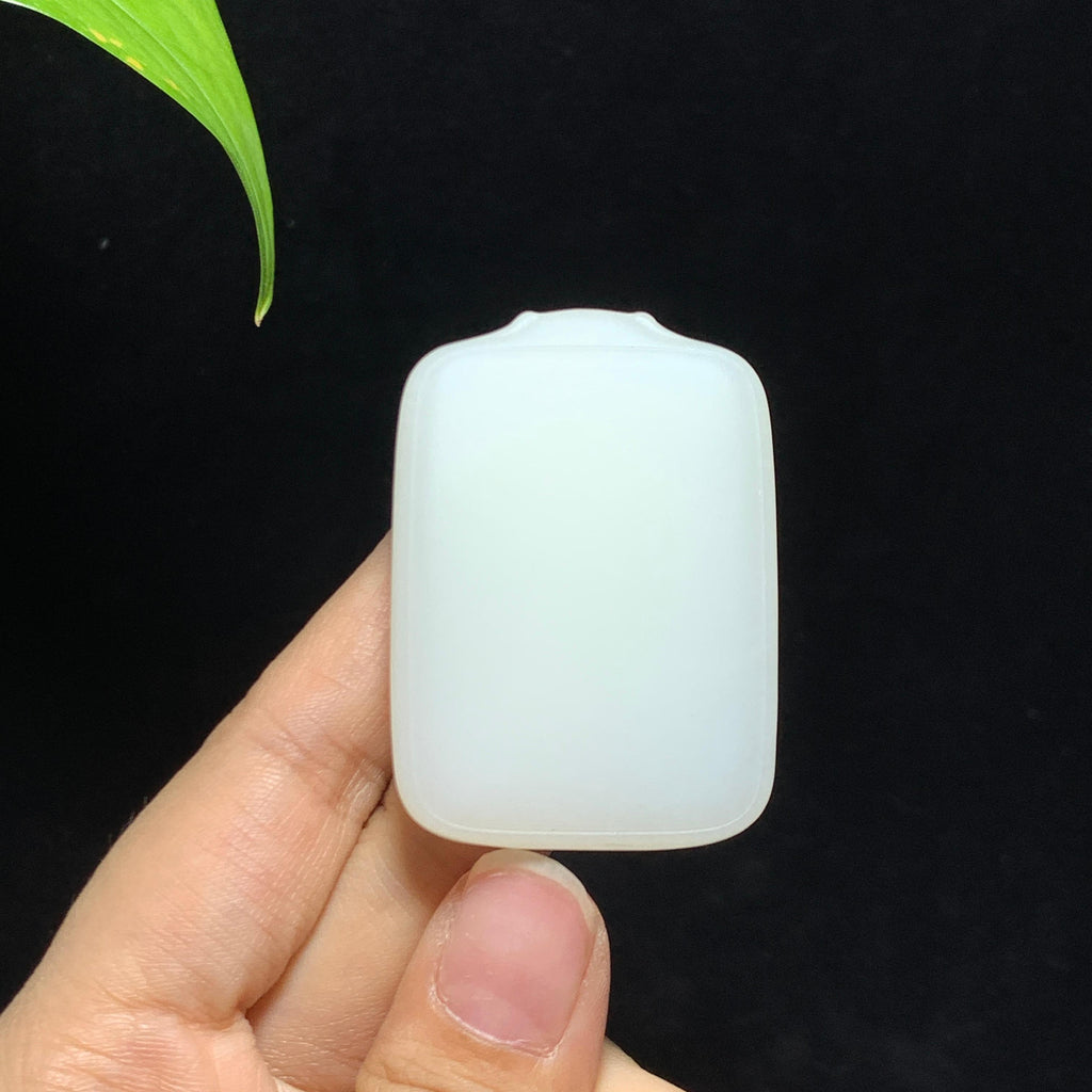 和田山料白玉无事牌挂件（49.4g）