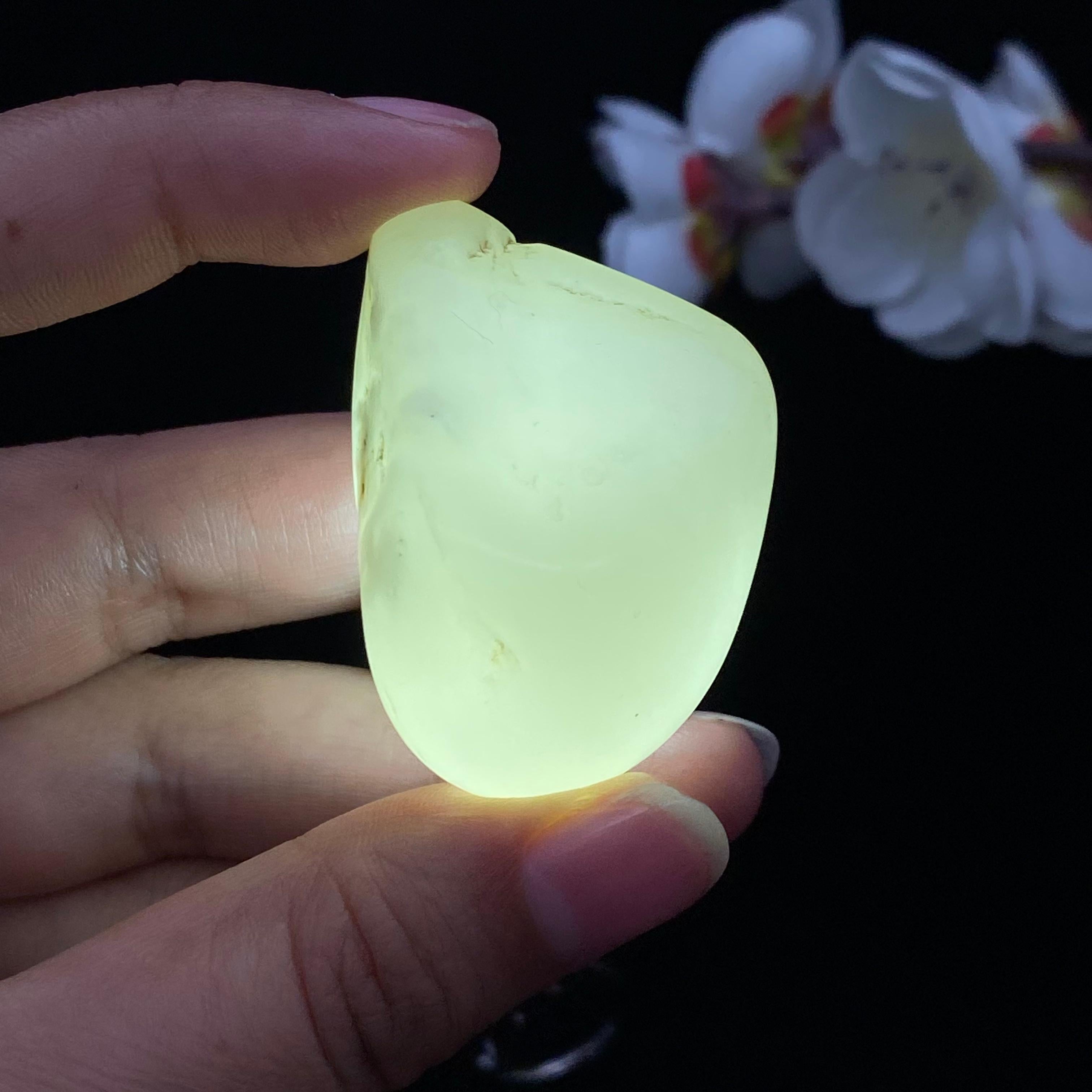 和田玉白玉籽料挂件（47.2g）