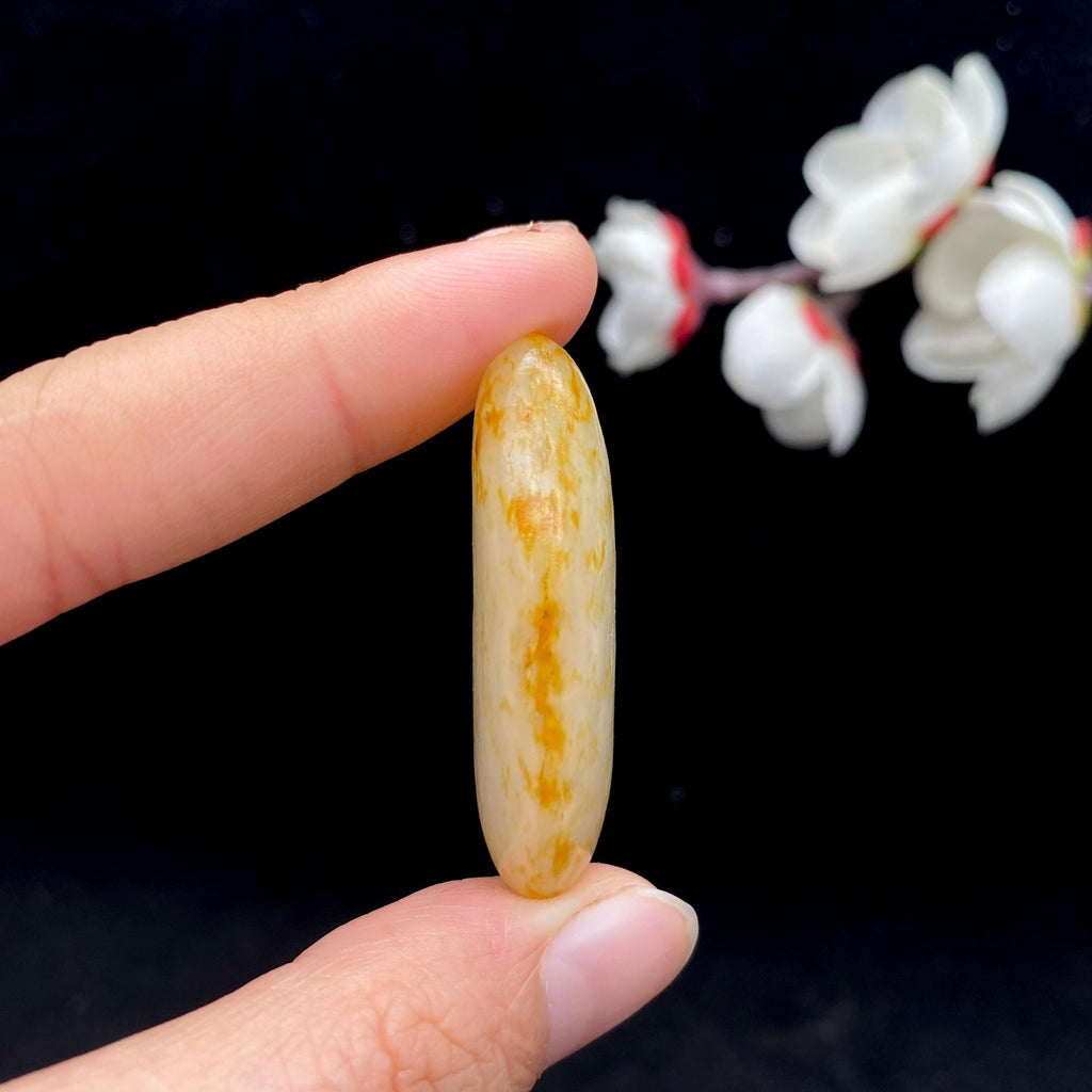 和田玉洒金皮籽料吊坠籽（15.7g）