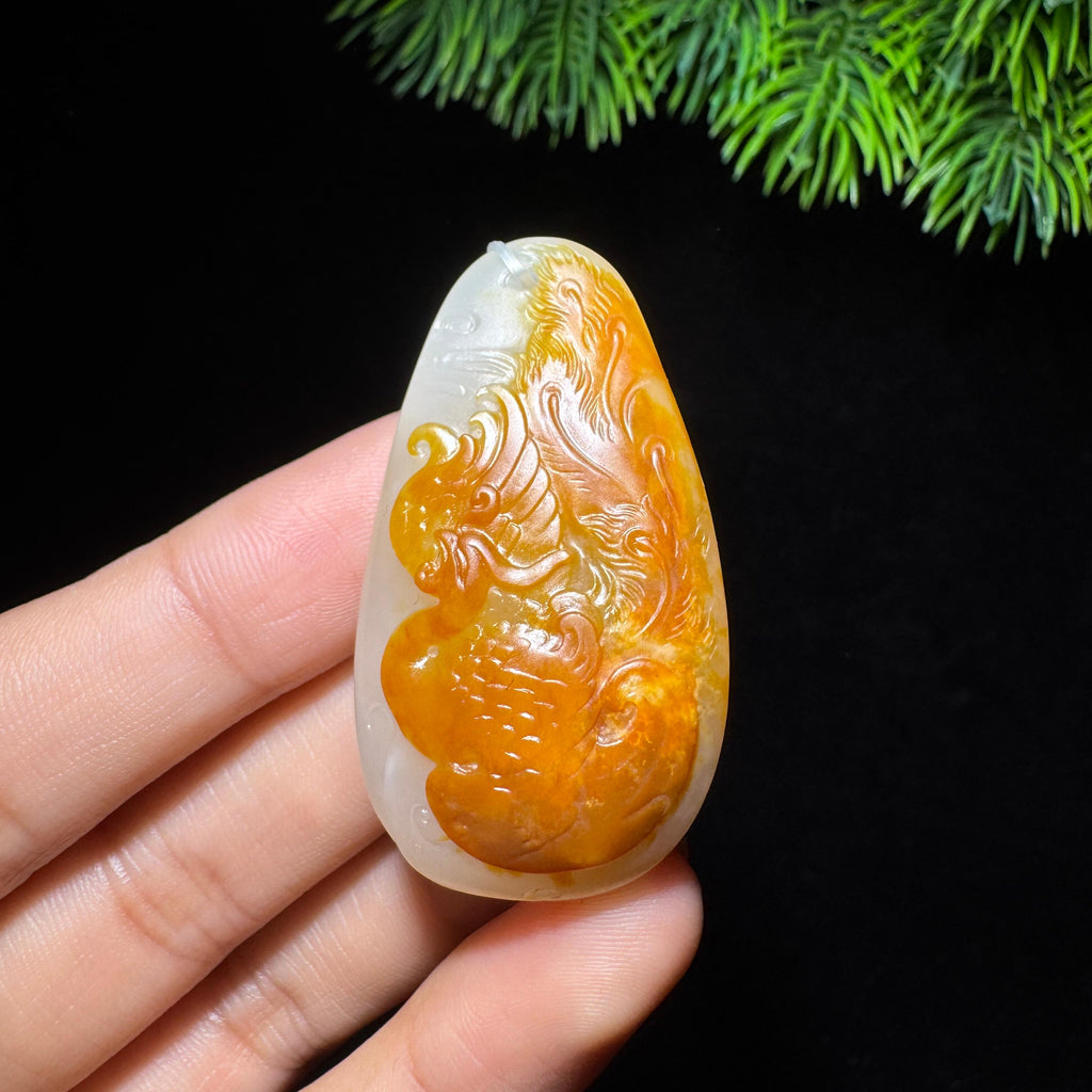 和田玉籽料红皮凤凰（45.0g）