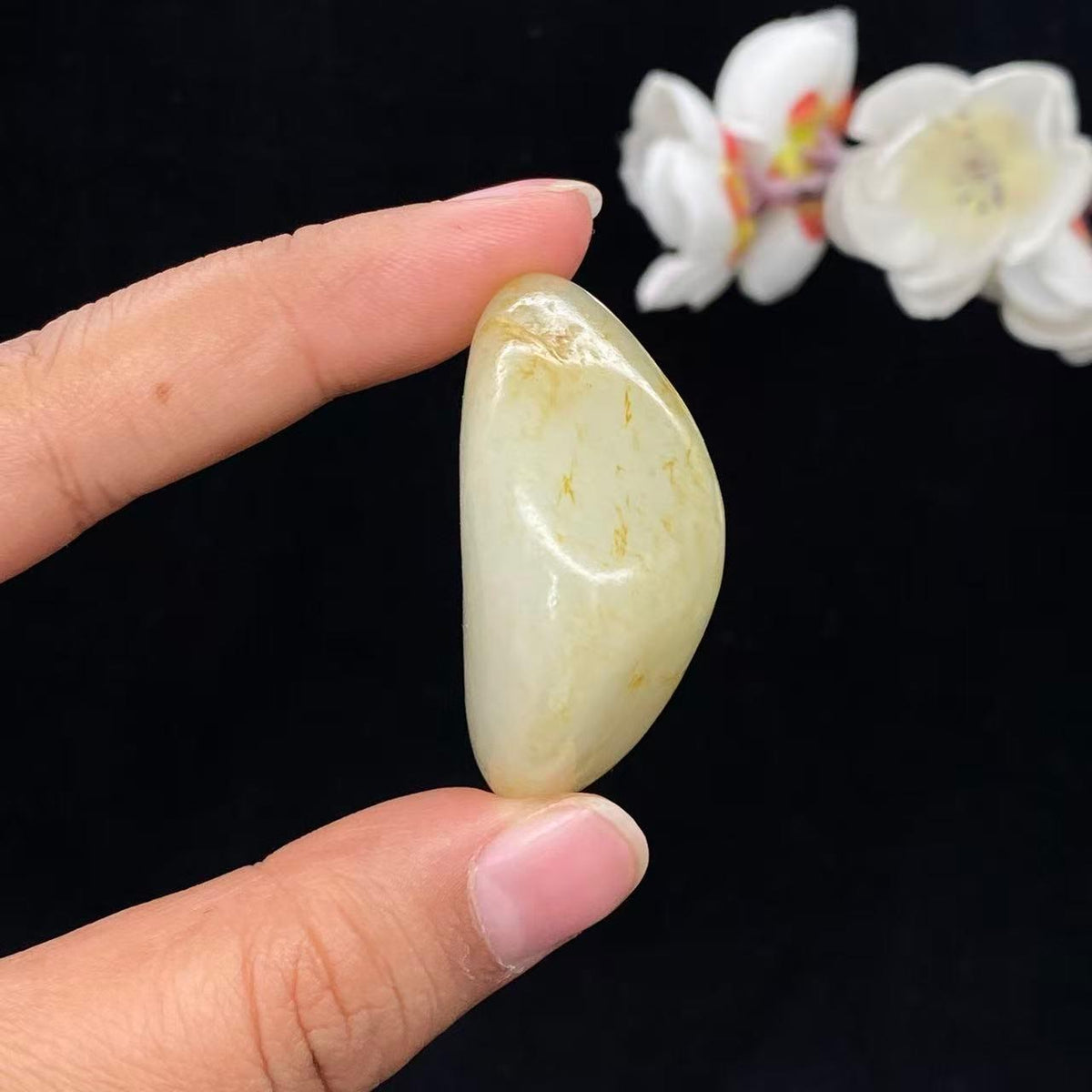 和田玉洒金皮籽料挂件（41g）