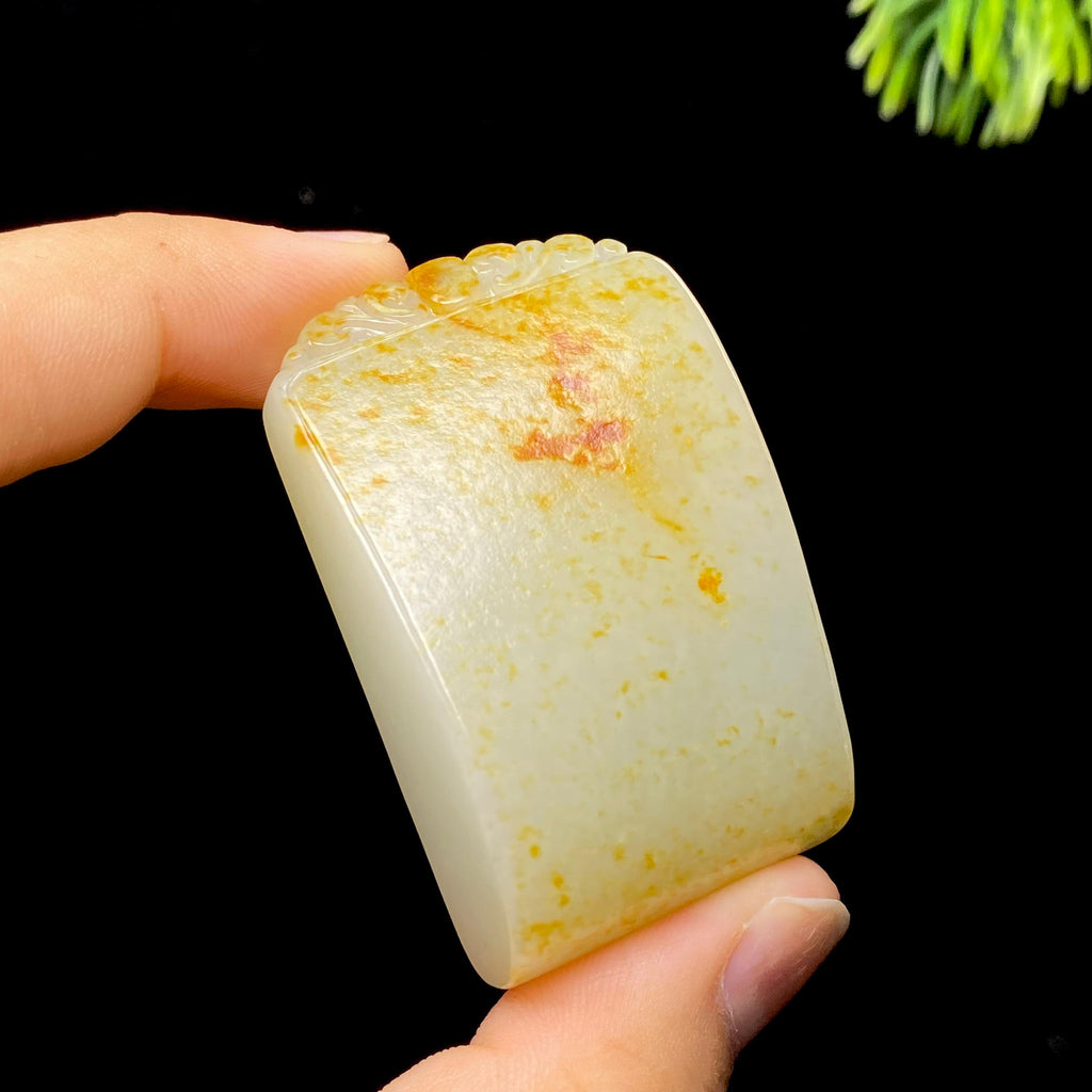 和田玉籽料无事牌（48.8g）