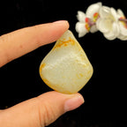 和田玉洒金皮籽料挂件（22g）